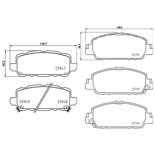 Mintex front rear - &, fits
