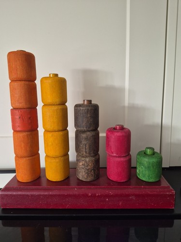 Vintage wooden educational - vintage,
