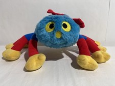 Woolly and Tig It’s Only A Toy Spider Soft Toy Blue Yellow 15” No Sound 2011