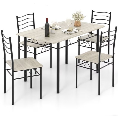 Pcs dining table set counter - table,