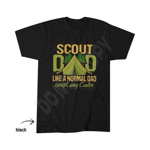 Scout dad shirt camping - scout,
