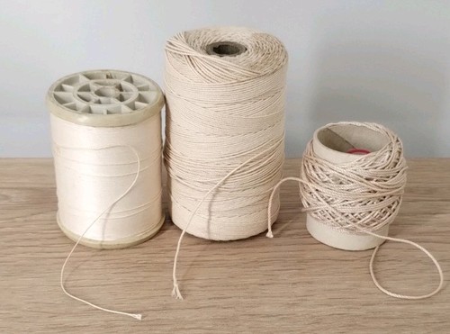 Cream ivory unwaxed - linen, 3