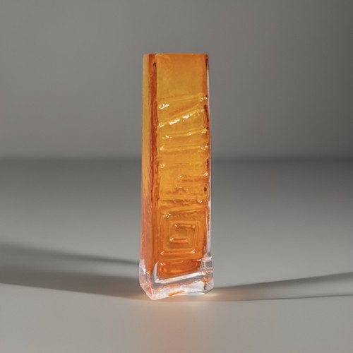 Whitefriars totem vase - whitefriars,