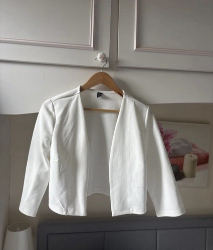 White cropped bolero - cropped, jacket