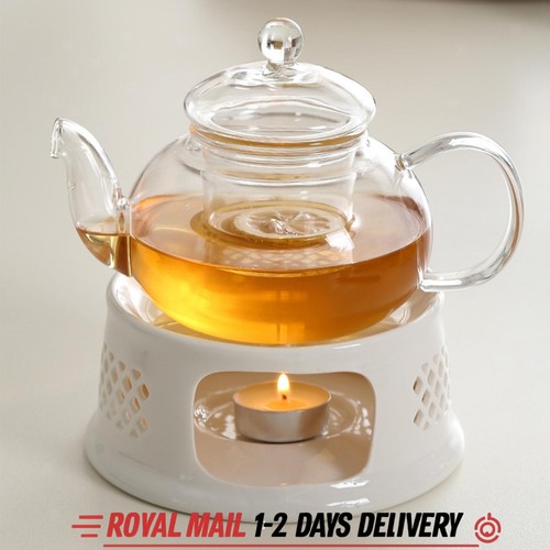 Tea pot ceramic warmer candle - tea,
