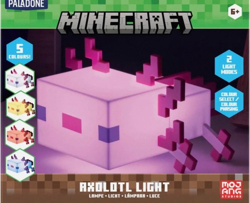 Night light minecraft - light, axolotl