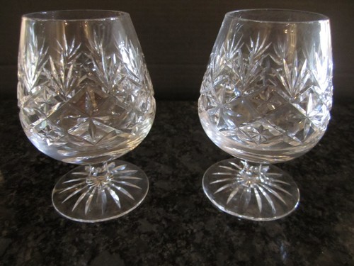 Pair thomas webb cut - thomas, glass