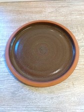 Terracotta Clay Plant Pot Saucer 25cm Diameter Willow Pottery Bath