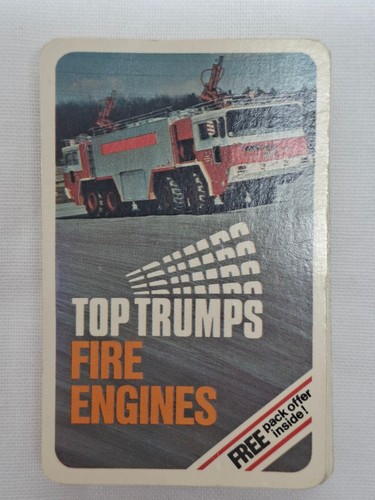 Waddintgons vintage top trumps - top,