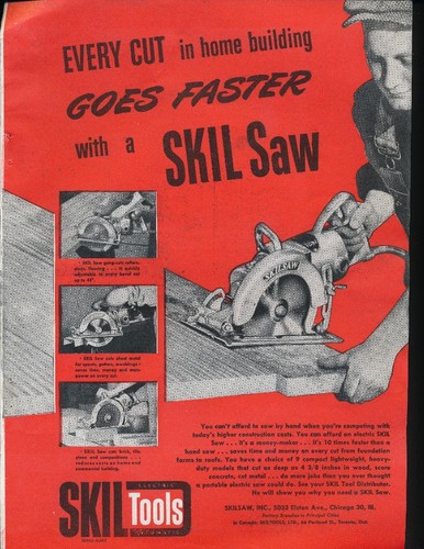 Magazine 1948 skil saw - skil,
