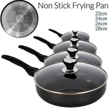 Frying Pan with Lid Aluminum