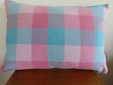 Laura Ashley, Vintage 'Mitford Check', -20 x 14 -Cushion Cover Woven D-Sided Zip