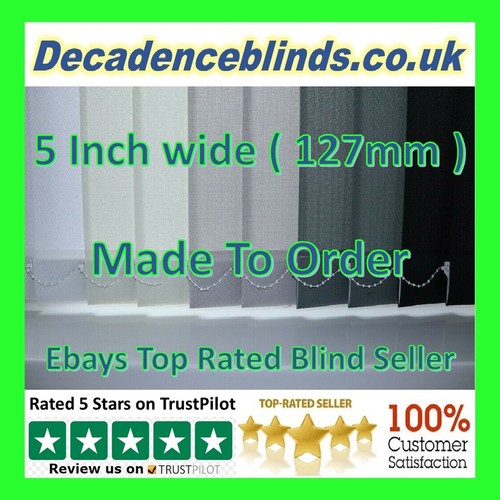 Vertical blind slats inch - slats, 5