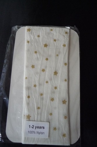 Bnwt cream with gold glitter - ~,