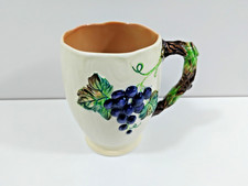 CARLTON WARE AUSTRALIAN DESIGN MUG HANDPAINTED GRAPE VINE VINTAGE