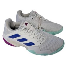adidas Barricade 13 Women’s Tennis Shoes Trainers White / Blue Size UK 3.5 New