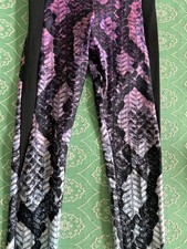 BlackMilk Snake Skin pink. Animal print Leggings Scales s