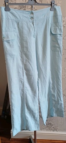 Per una light blue linen - m&s,