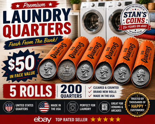 Quarters for laundry - $50,