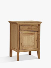 John Lewis Essence 1 Door Bedside Table Oak