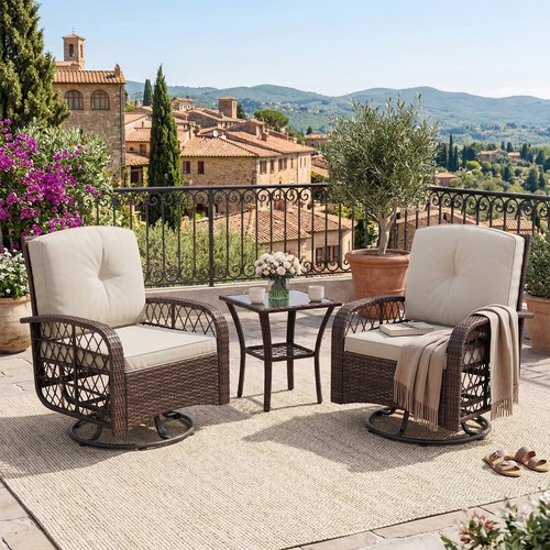 Piece outdoor wicker - 3-piece,
