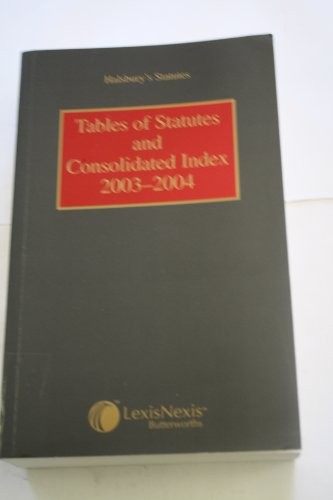 Halsbury statutes table of - halsbury's,
