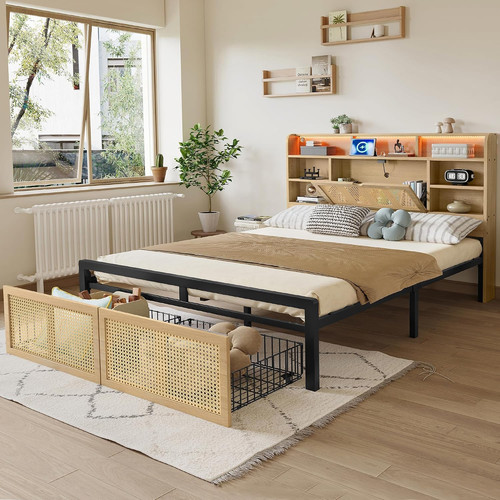 4ft6 double bed frame sale - bed, !sale