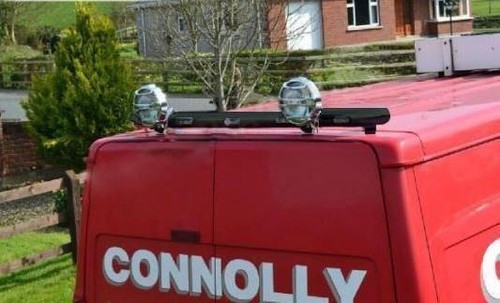 Black rear roof - bar, leds