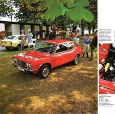 Fiat 128 Sport Coupe 1972-75 UK Market Sales Brochure SL 1300 1100