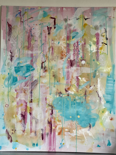 Modern abstract painting - abstract,