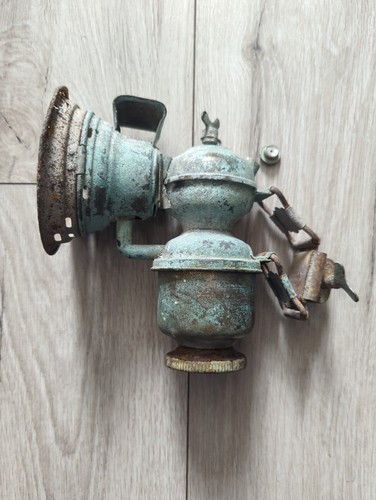 Vintage carbide cycle lamp - carbide,