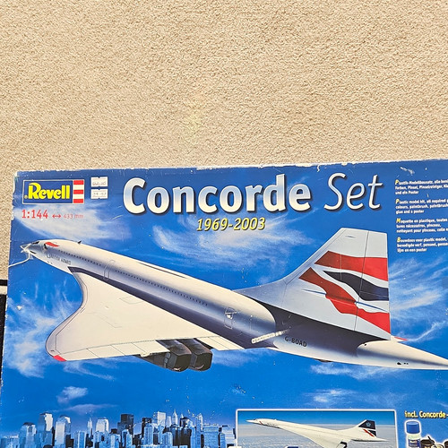 Revell concorde 144 plastic - revell,