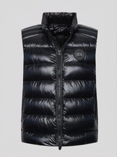 Mens Canada Goose Crofton Vest Black Label Puffer Gilet Jacket Black