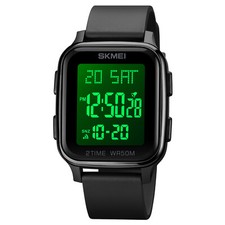 For Men Women Unisex Boys Girls LED Digital Screen Multifunction Wrist Watch 