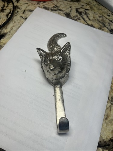 Vintage fox silver - silver, wall
