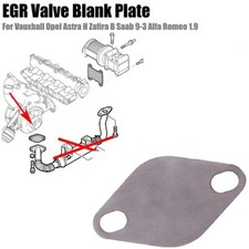 EGR Valve Blank Plate For Vauxhall Opel Saab Alfa Romeo Fiat 1.9 2.4TiD NEW