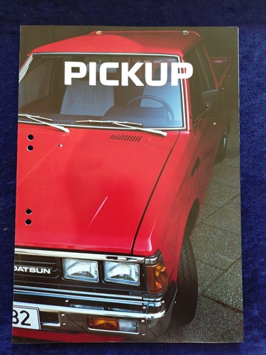 Datsun pickup brochure punched - datsun,