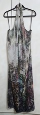 Next Multicoloured Paisley Halterneck Dress Size 22 New without tags