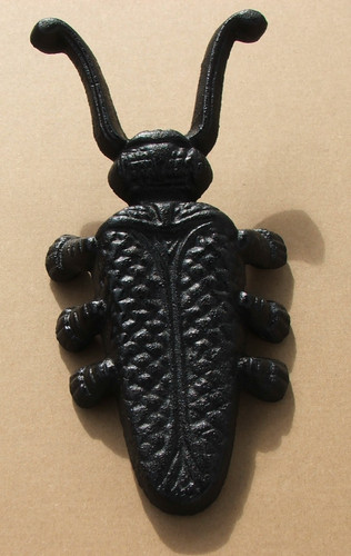 Vintage black painted cast - black,