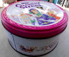 Vintage  Mackintosh’s Quality Street Round Tin – Retro Sweet Storage Small 14cm