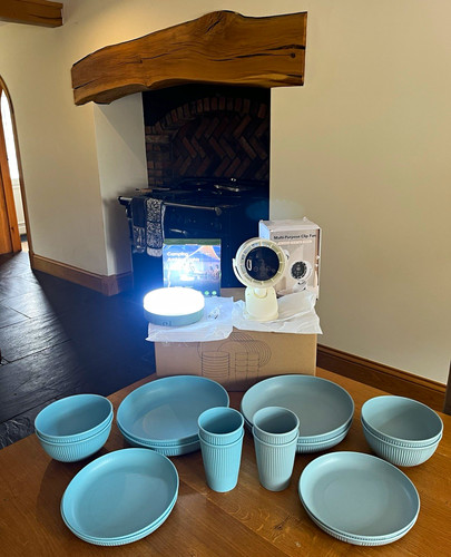 Camping job lot - camping, dinnerware