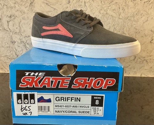 Lakai griffin navy - griffin, suede