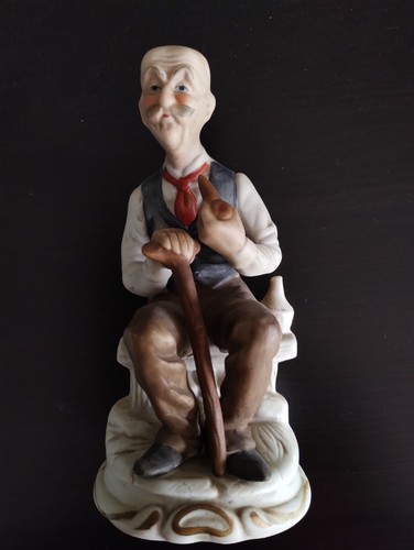 Vintage figurine old man - of,
