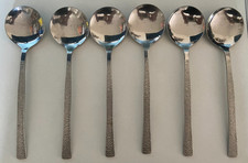 6  Viners STUDIO soup Spoons