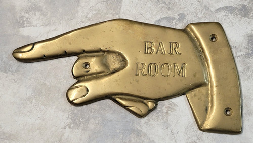 Vintage brass bar room - brass, room”