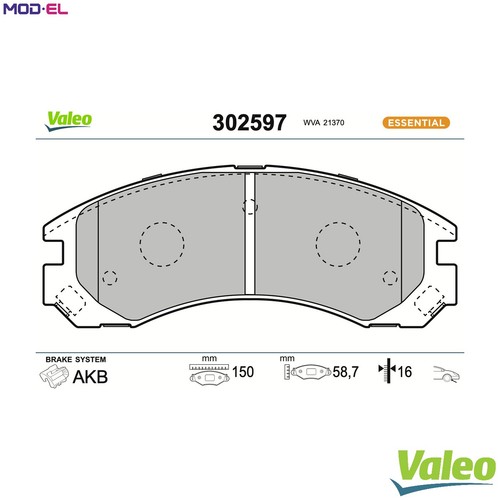 Brake pad set - set,