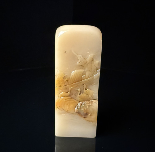 Hand carved shoushan stone - hand,