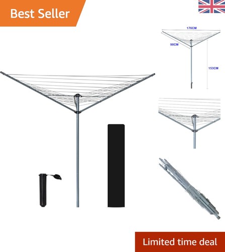Rotary airer 30m outdoor arm - rotary,