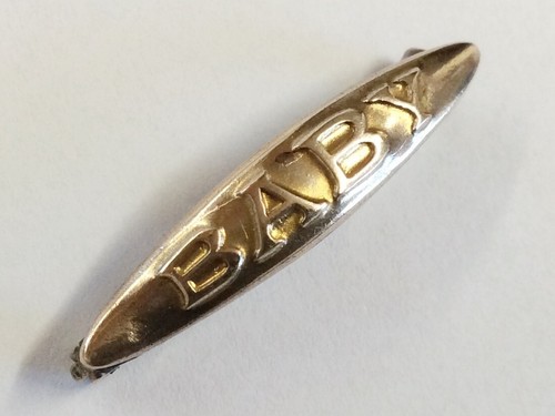 Antique rolled gold baby - rolled,