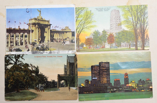 Vintage canadian postcards - vintage,